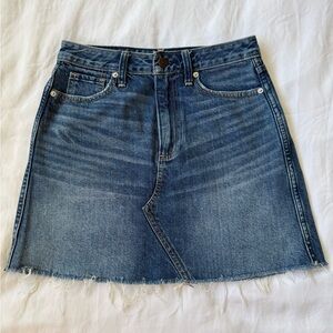 Abercrombie & Fitch Blue Denim Mini Skirt